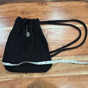 The Sak Black Knit Backpack